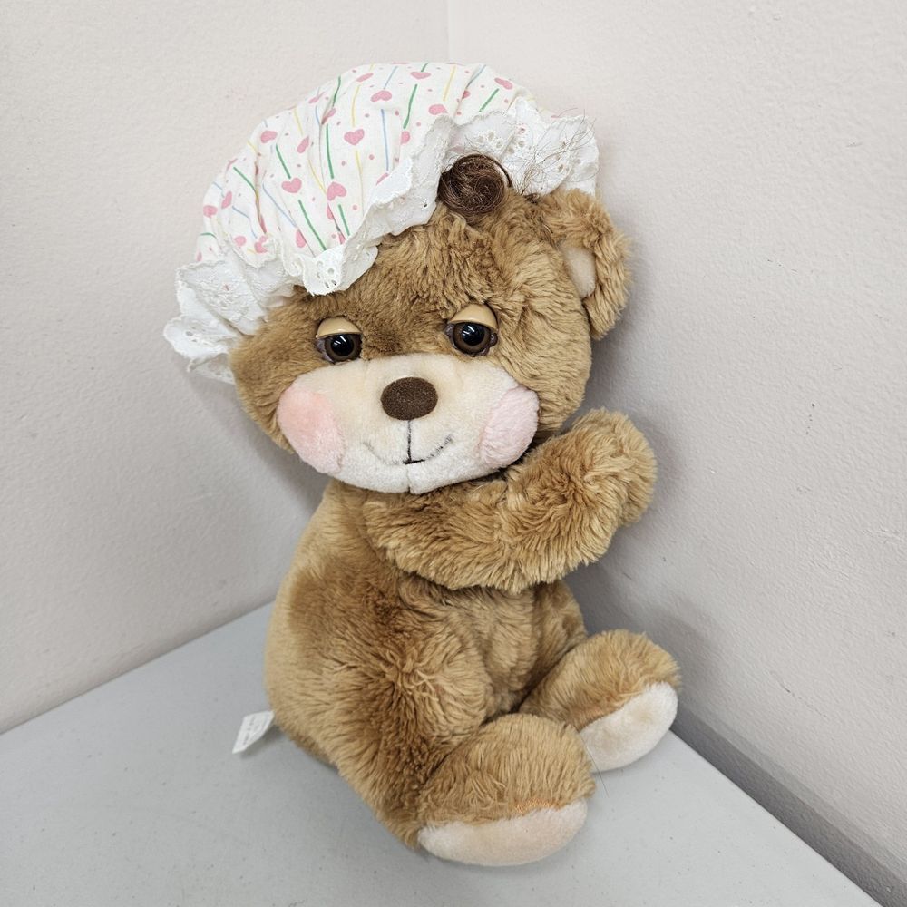 Vintage Fisher Price Bedtime Betsy Bear 1403 Quaker Oats Stuffed Animal 1985